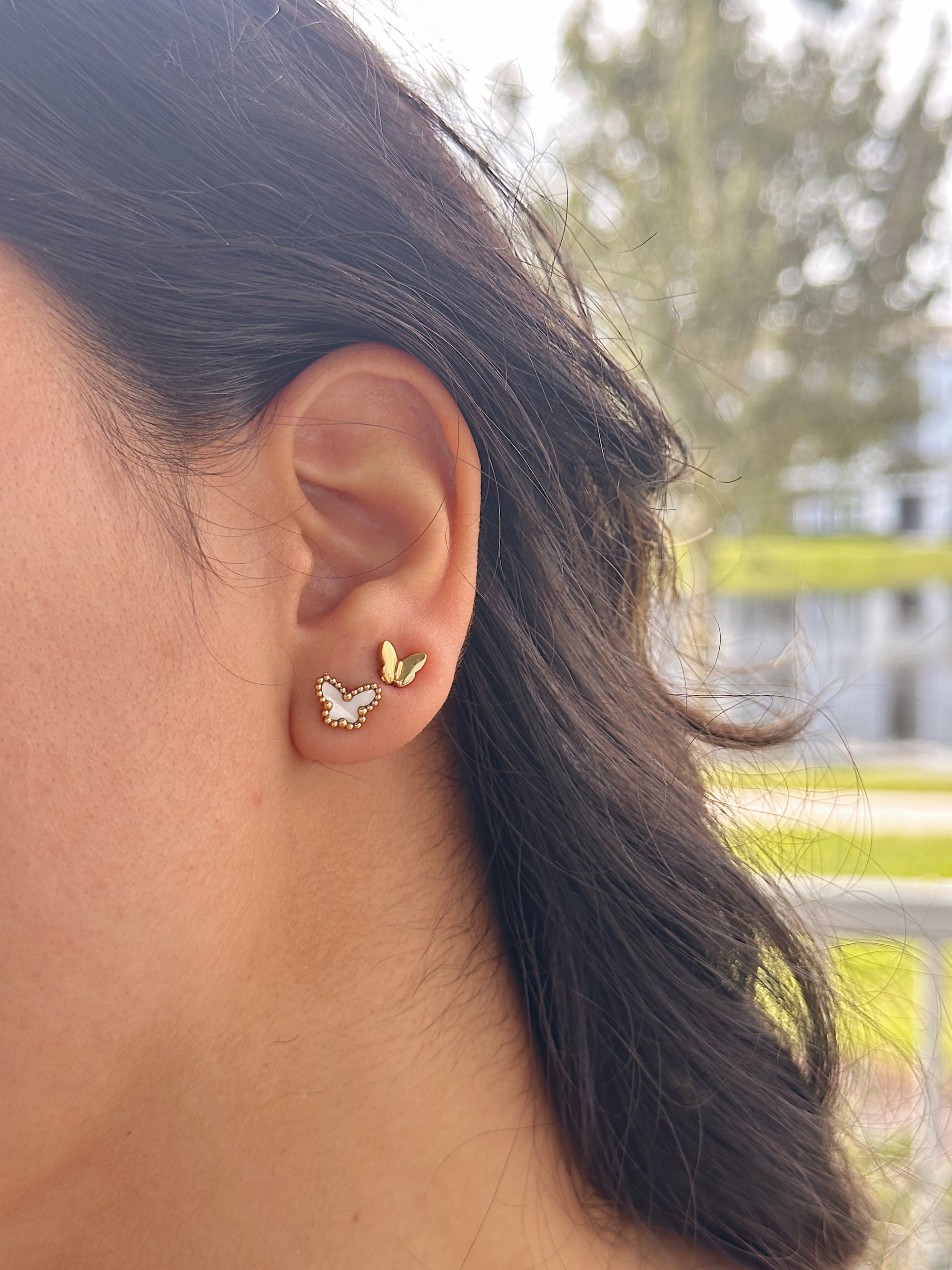 Butterfly Stud