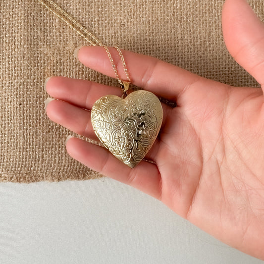 Heart Relicary Necklace