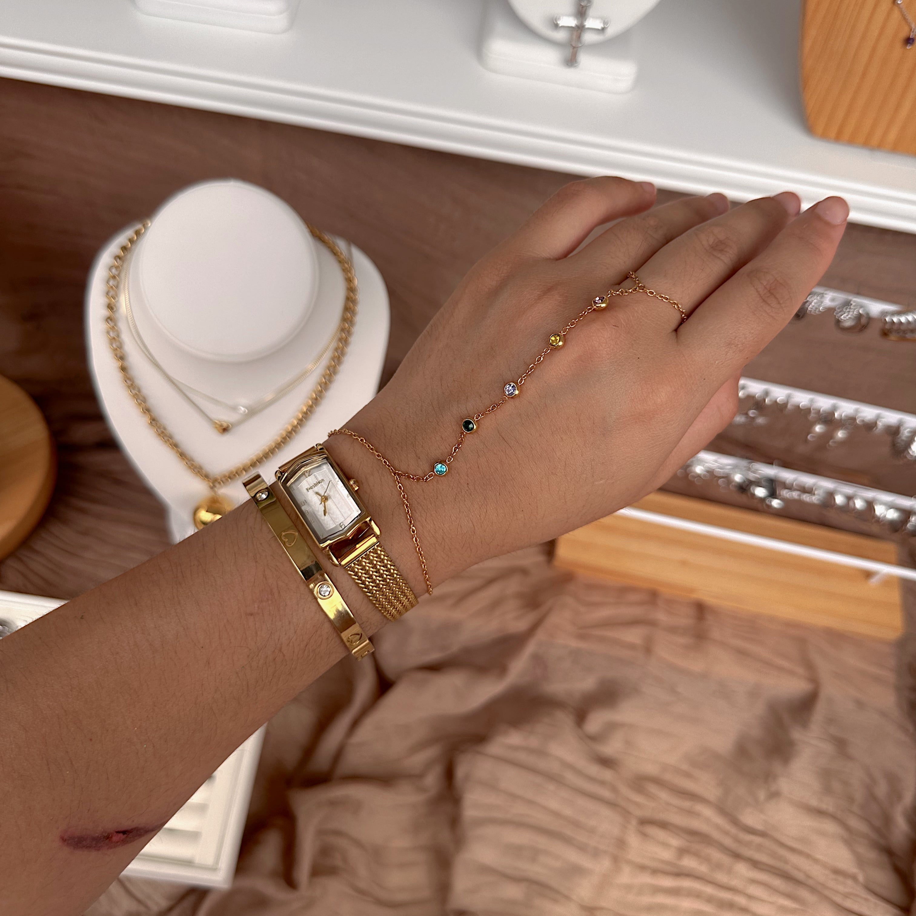 Gem Hand Chain