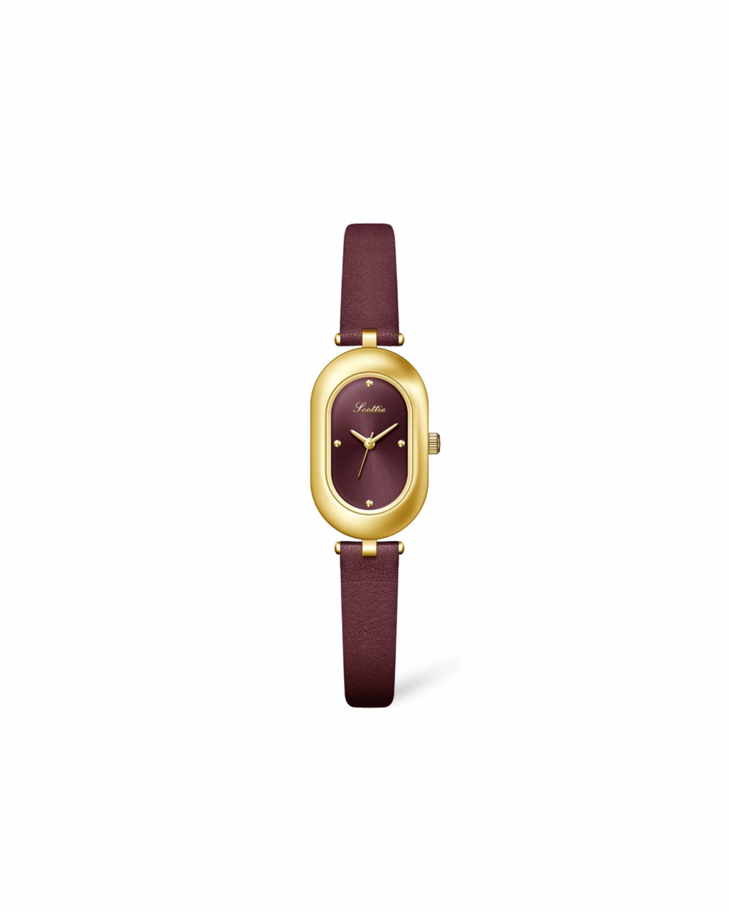 Valery Watch - Burgundy