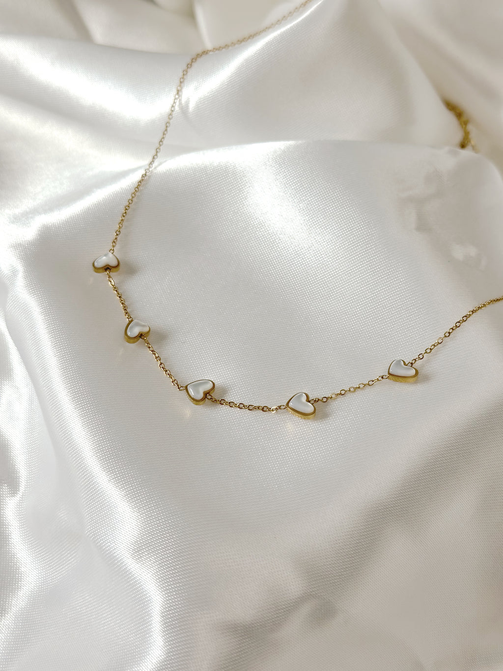 Vanilla Hearts Necklace