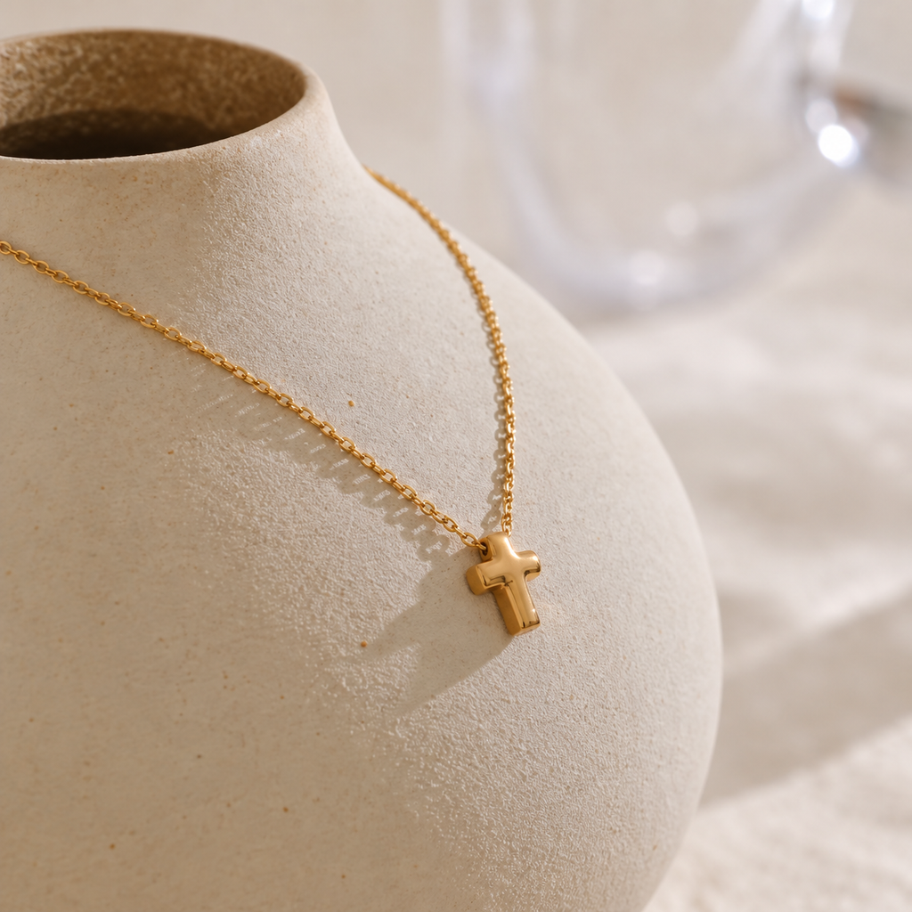 Mini Cross Necklace