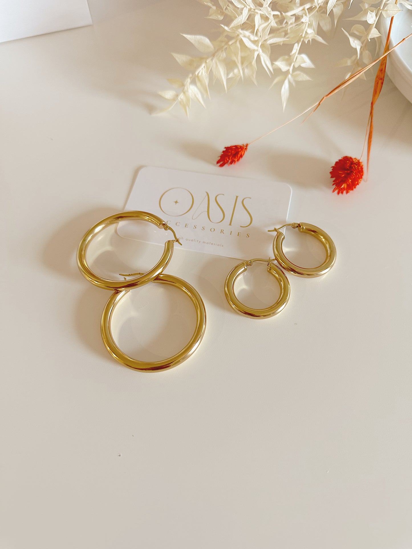 Classic Medium Hoops